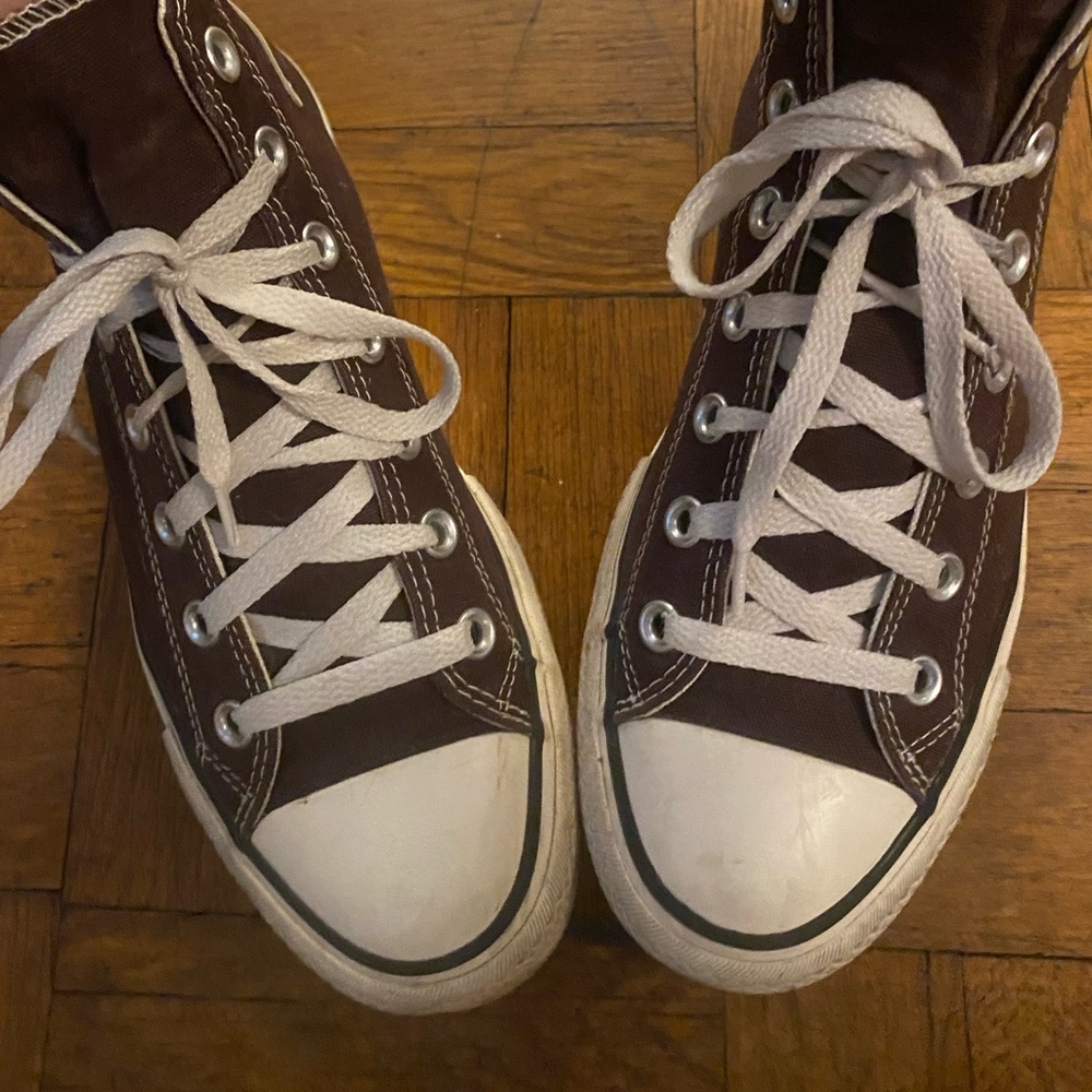 Brown Platform Converse